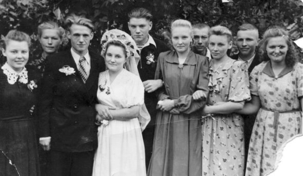 Сям’я Гарбацэвіч. 1954 год. в. Чыжоўка