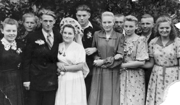 Сям’я Гарбацэвіч. 1954 год. в. Чыжоўка