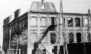 Здание педучилища после освобождения